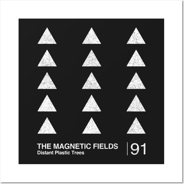 The Magnetic Fields / Minimalist Graphic Fan Artwork Design Wall Art by saudade